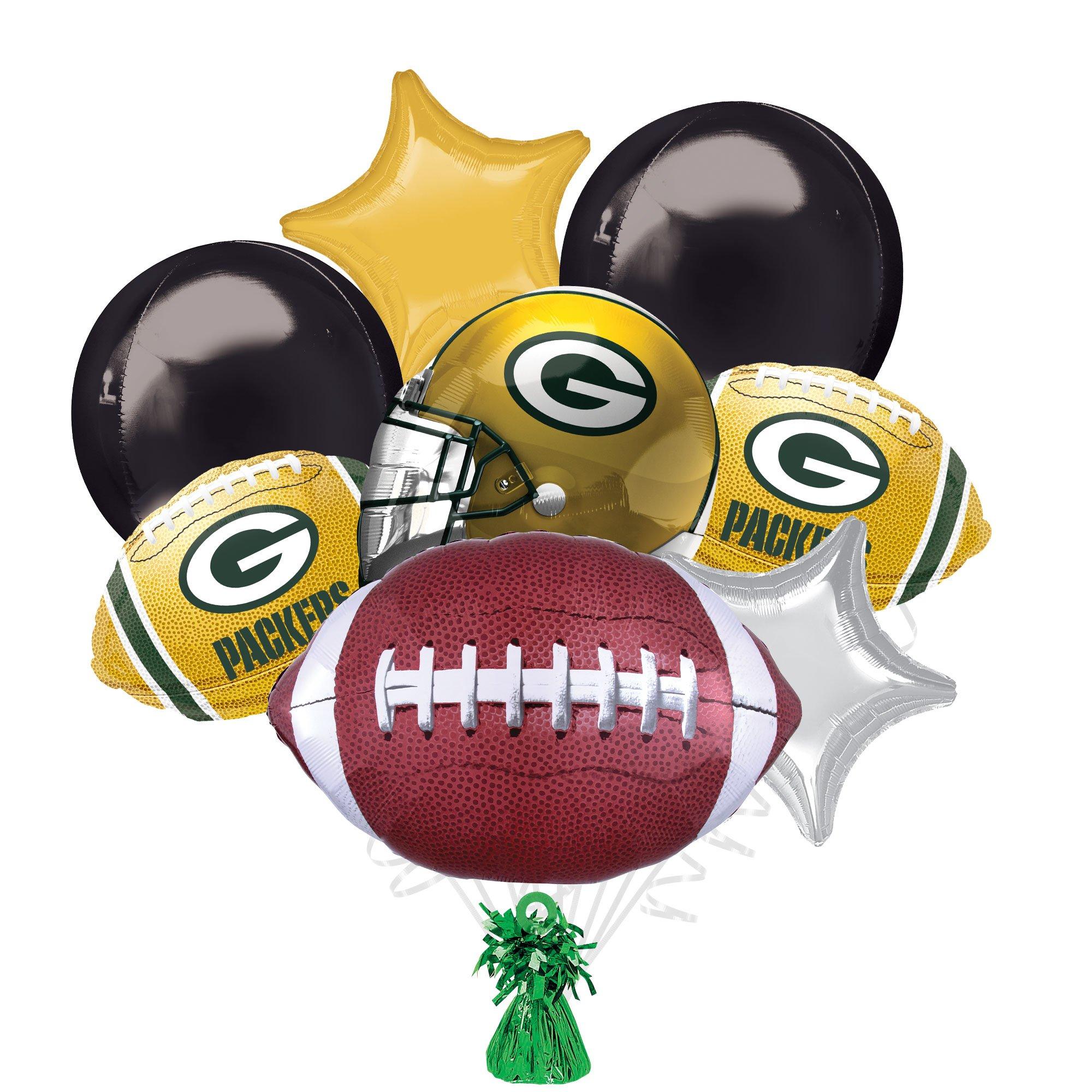 Green Bay Packers Foil Balloon Bouquet